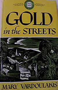 My Greek Books October 2023_cover of Gold in the Streets by Mary Vardoulakis
