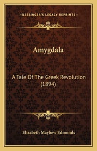 Heroines of the Greek Revolution. Cover of Andronike. Brown cover with gold lettering